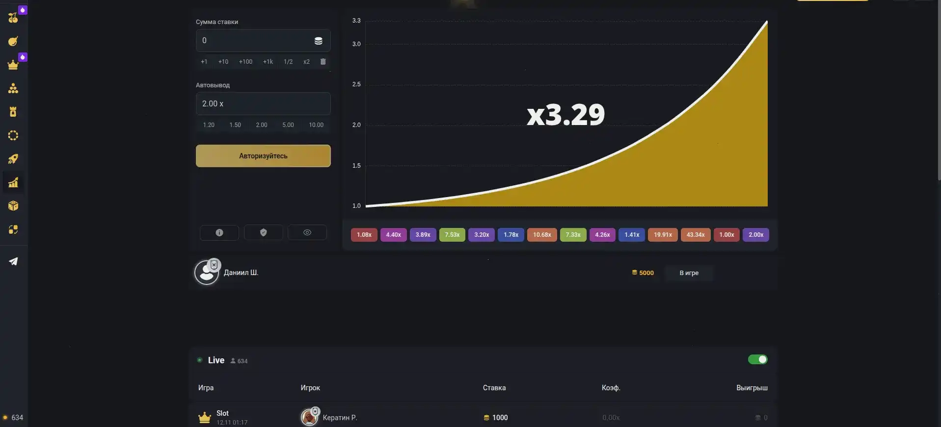 Крупный выигрыш на игровом автомате в Monro